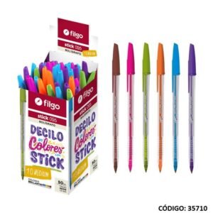 Bolígrafo Filgo Stick color x1