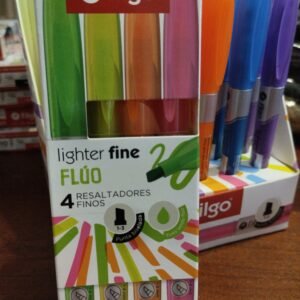 Resaltadores Fino Filgo Fluo x4